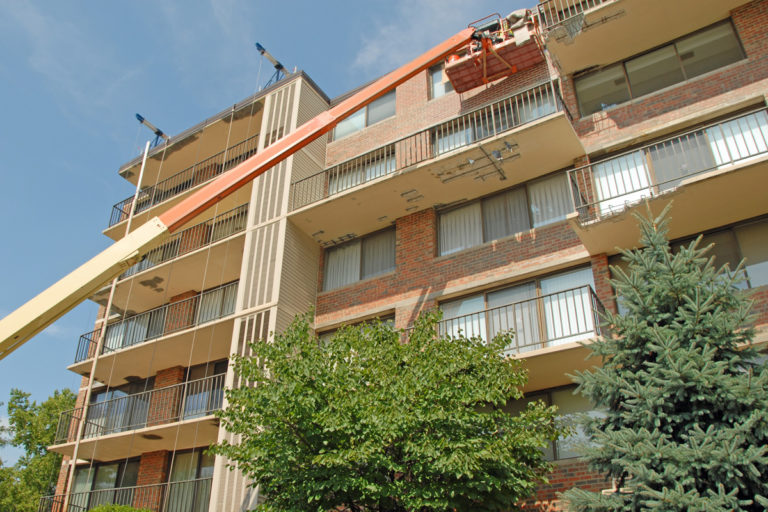 Elmhurst, IL | Balcony | Restoration | Concrete | Deck Coating | Coating | Caulking | Tuckpointing | Apartment | Condominium |  Caulking Nashville | Caulking Indianapolis | Caulking Milwaukee | Pittsburgh | Contractor | Professional | Concrete | Balcony Restoration | Balcony Repair |